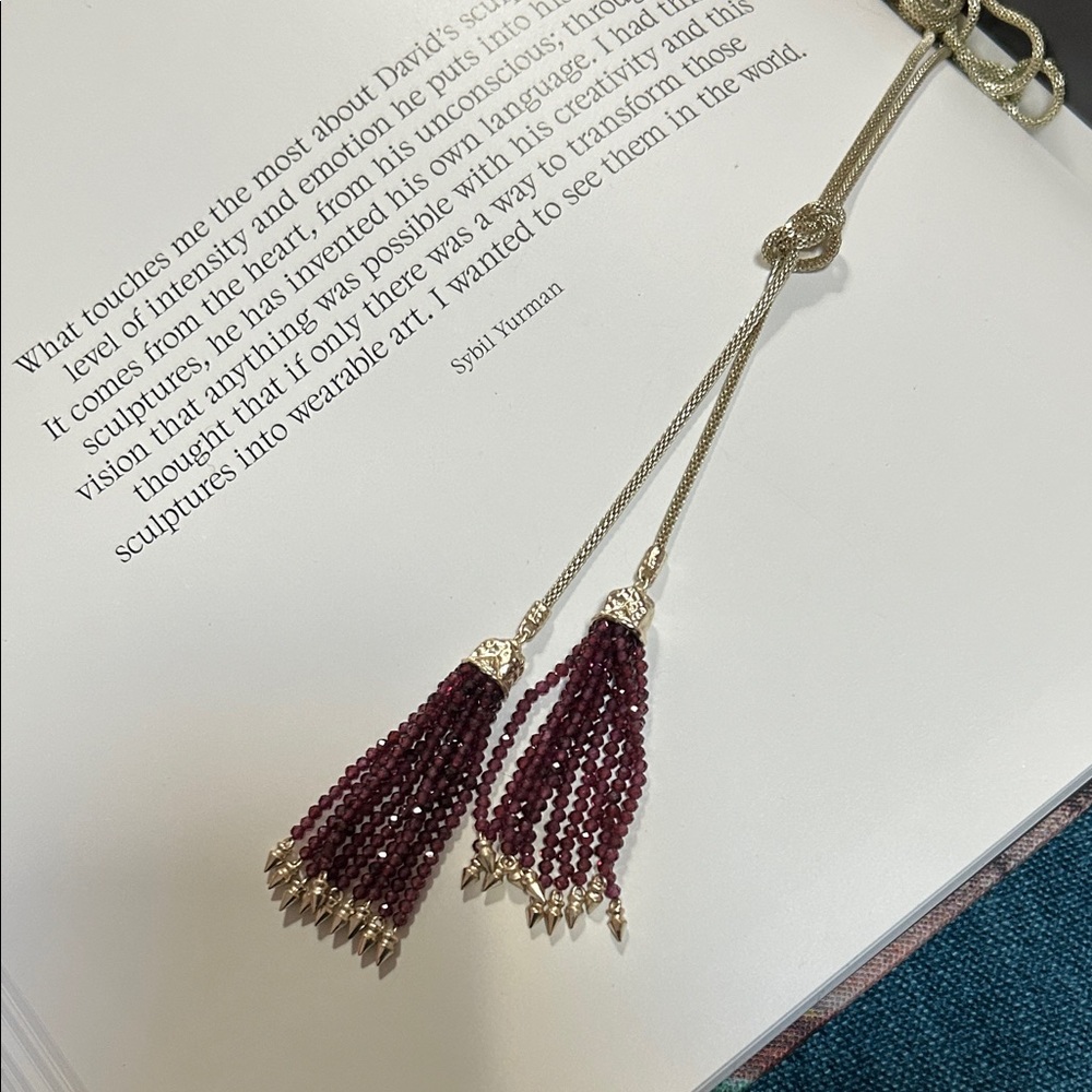 Kendra Scott “Annora” Beaded Tassel Necklace